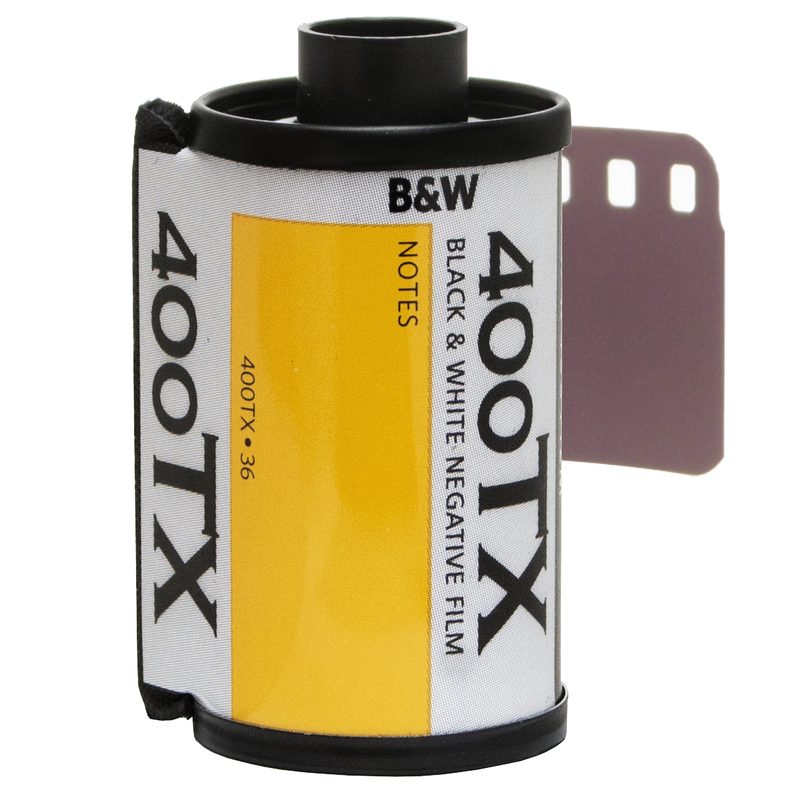 Kodak Tri-X 400 black-and-white 35mm film roll